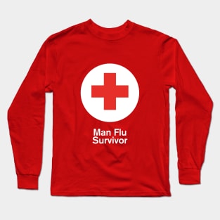 Man Flu Survivor Long Sleeve T-Shirt